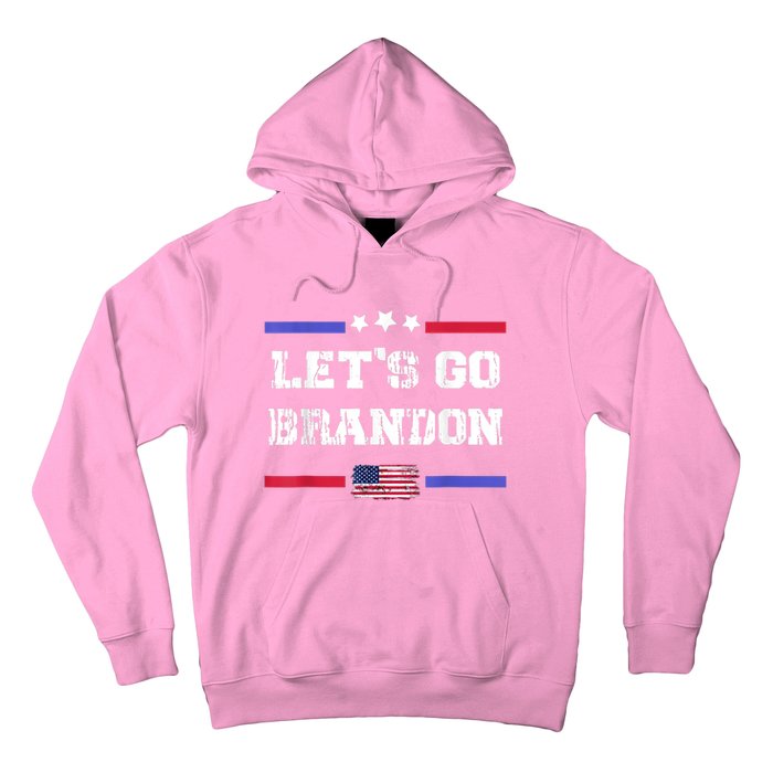 Let's Go Brandon Conservative Anti Liberal US Flag Hoodie