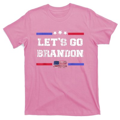 Let's Go Brandon Conservative Anti Liberal US Flag T-Shirt