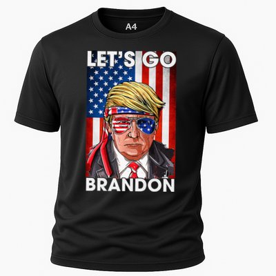 Lets Go Brandon American Flag Trump 4th Of July Patriotic Performance Shirt