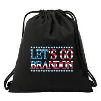 Lets Go Brandon Meaningful Gift American Flag Funny LetS Go Brandon Gift Drawstring Bag
