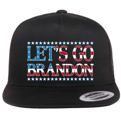 Lets Go Brandon Meaningful Gift American Flag Funny LetS Go Brandon Gift Flatbill Hat