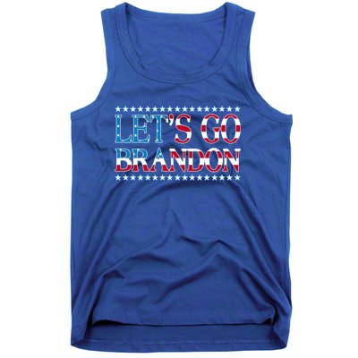 Lets Go Brandon Meaningful Gift American Flag Funny LetS Go Brandon Gift Tank Top