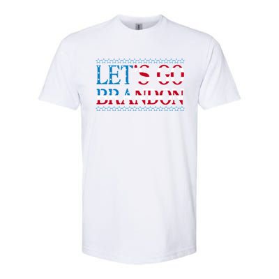 Lets Go Brandon Meaningful Gift American Flag Funny LetS Go Brandon Gift Softstyle® CVC T-Shirt