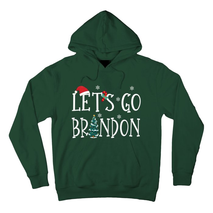 Let's Go Braden Brandon Conservative Anti Liberal Santa Hat Hoodie