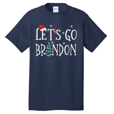 Let's Go Braden Brandon Conservative Anti Liberal Santa Hat Tall T-Shirt