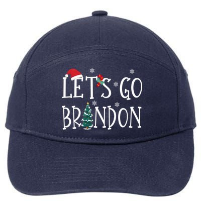 Let's Go Braden Brandon Conservative Anti Liberal Santa Hat 7-Panel Snapback Hat