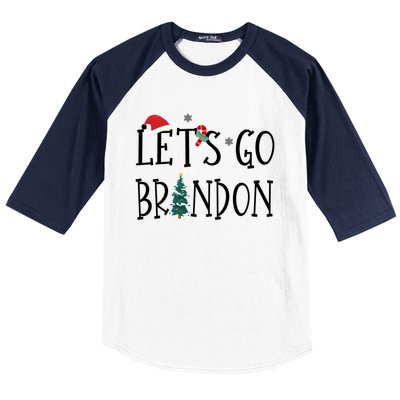 Let's Go Braden Brandon Conservative Anti Liberal Santa Hat Baseball Sleeve Shirt