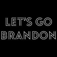 Lets Go Brandon Retro Font PosiCharge Competitor Tank