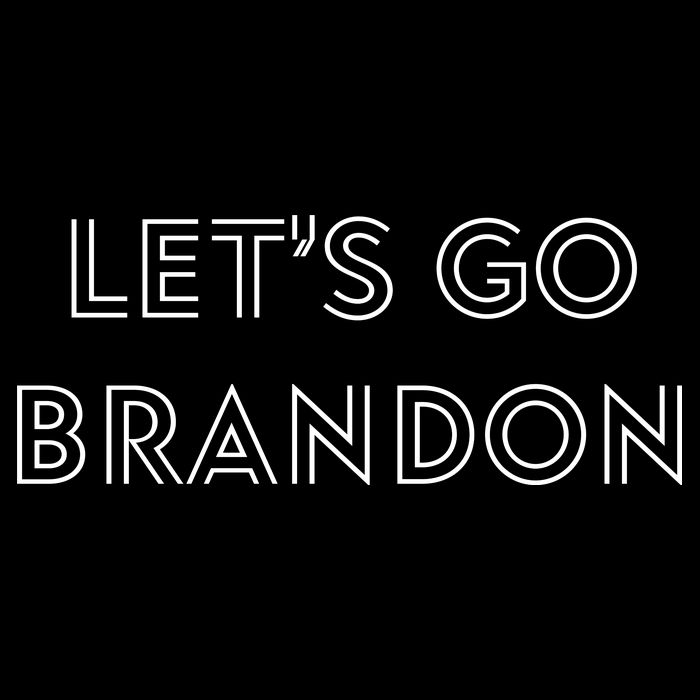 Lets Go Brandon Retro Font PosiCharge Competitor Tank