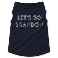 Lets Go Brandon Retro Font Doggie Tank