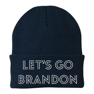 Lets Go Brandon Retro Font Beanie