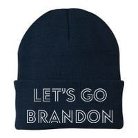 Lets Go Brandon Retro Font Beanie