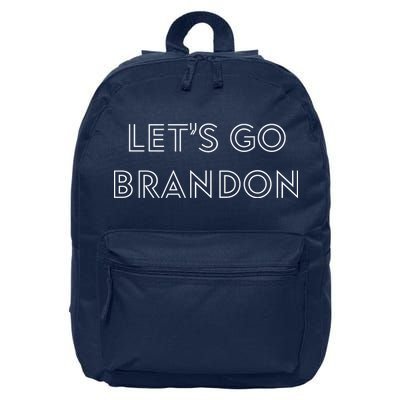 Lets Go Brandon Retro Font 16 in Basic Backpack
