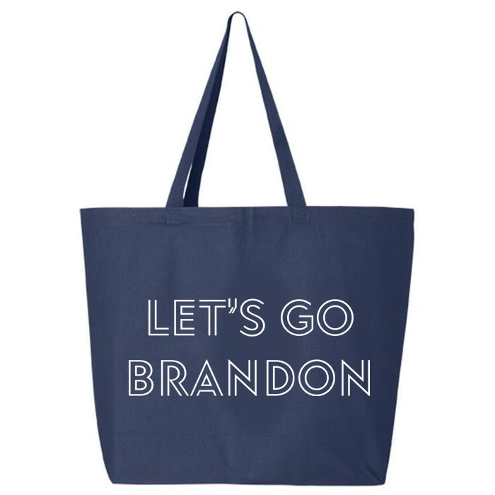 Lets Go Brandon Retro Font 25L Jumbo Tote