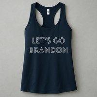 Lets Go Brandon Retro Font Womens Tank Top