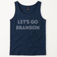 Lets Go Brandon Retro Font Tank Top