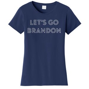 Lets Go Brandon Retro Font Women's T-Shirt