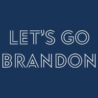 Lets Go Brandon Retro Font Women's V-Neck T-Shirt