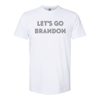 Lets Go Brandon Retro Font Softstyle® CVC T-Shirt