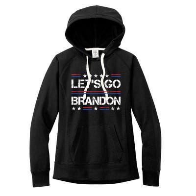 Lets Go Brandon Funny Trendy Sarcastic LetS Go Brandon Cool Gift Women's Fleece Hoodie