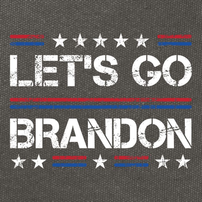 Lets Go Brandon Funny Trendy Sarcastic LetS Go Brandon Cool Gift Cotton Canvas Backpack