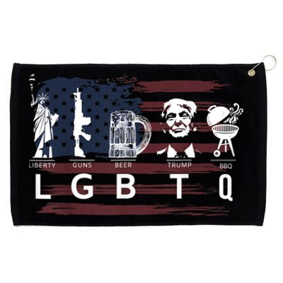 Liberty Guns Beer Trump BBQ Funny Costume LGBT Grommeted Golf Towel