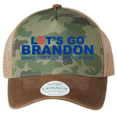 Let's Go Brandon Make America Great Again Legacy Tie Dye Trucker Hat