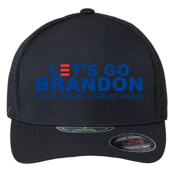 Let's Go Brandon Make America Great Again Flexfit Unipanel Trucker Cap