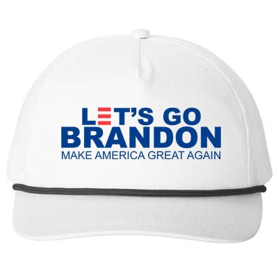 Let's Go Brandon Make America Great Again Snapback Five-Panel Rope Hat