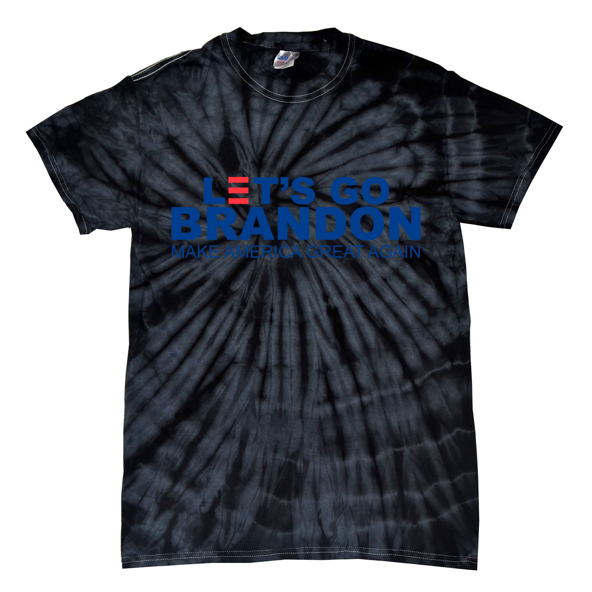 Let's Go Brandon Make America Great Again Tie-Dye T-Shirt
