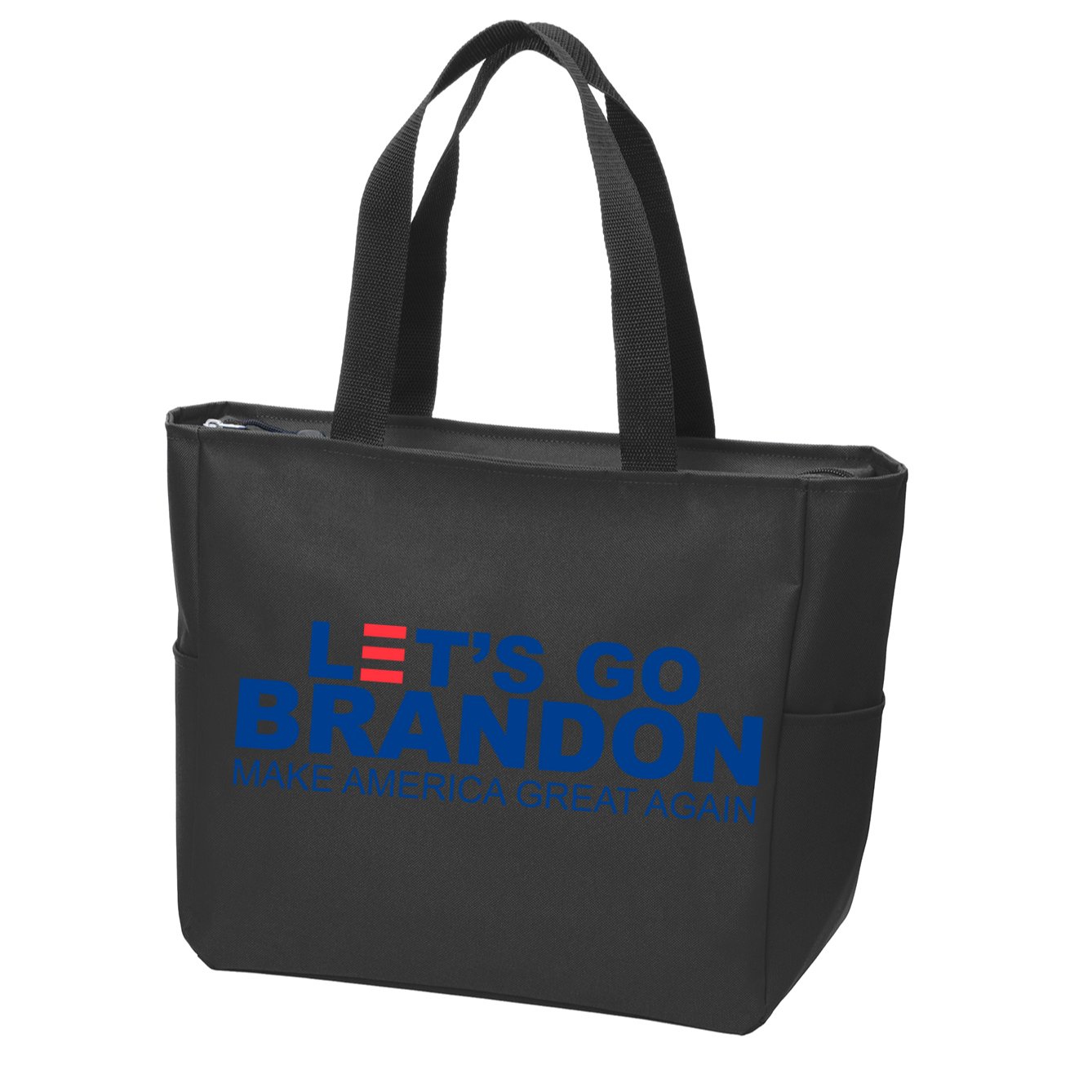 Let's Go Brandon Make America Great Again Zip Tote Bag