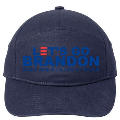 Let's Go Brandon Make America Great Again 7-Panel Snapback Hat