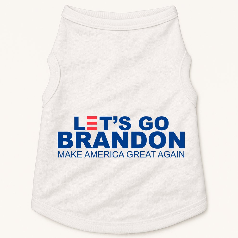 Let's Go Brandon Make America Great Again Doggie Tank