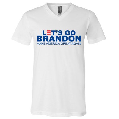 Let's Go Brandon Make America Great Again V-Neck T-Shirt