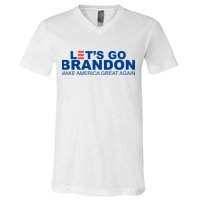 Let's Go Brandon Make America Great Again V-Neck T-Shirt