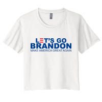 Let's Go Brandon Make America Great Again Crop Top