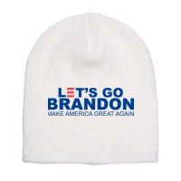Let's Go Brandon Make America Great Again Short Acrylic Beanie
