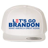 Let's Go Brandon Make America Great Again Wool Snapback Cap