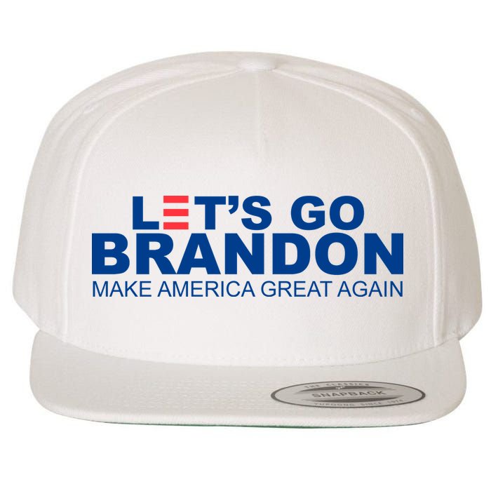 Let's Go Brandon Make America Great Again Wool Snapback Cap