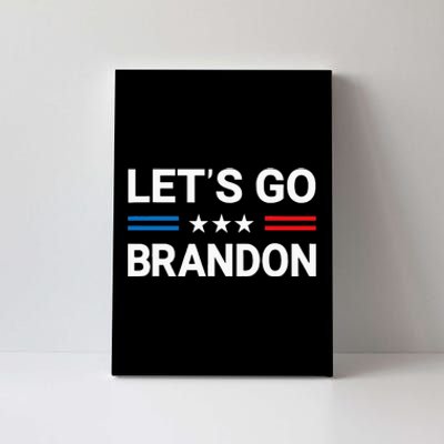 Lets Go Brandon Conservative US Flag Gift Canvas