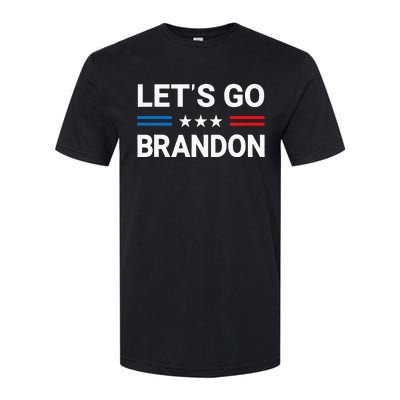 Lets Go Brandon Conservative US Flag Gift Softstyle® CVC T-Shirt