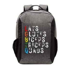 Lats Glutes Biceps Triceps Quads Lgbtq Vector Backpack