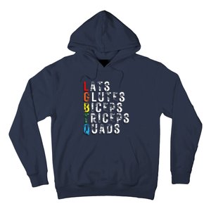 Lats Glutes Biceps Triceps Quads Lgbtq Hoodie