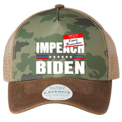 LetS Go Brandon Anti Joe Biden Chant Usa Impeach Joe Biden Great Gift Legacy Tie Dye Trucker Hat