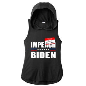 LetS Go Brandon Anti Joe Biden Chant Usa Impeach Joe Biden Great Gift Ladies PosiCharge Tri-Blend Wicking Draft Hoodie Tank