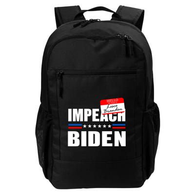 LetS Go Brandon Anti Joe Biden Chant Usa Impeach Joe Biden Great Gift Backpack
