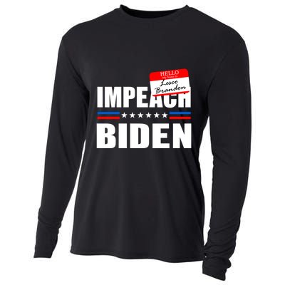 LetS Go Brandon Anti Joe Biden Chant Usa Impeach Joe Biden Great Gift Cooling Performance Long Sleeve Crew