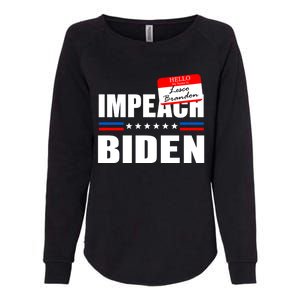 LetS Go Brandon Anti Joe Biden Chant Usa Impeach Joe Biden Great Gift Womens California Wash Sweatshirt