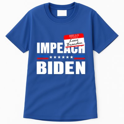 LetS Go Brandon Anti Joe Biden Chant Usa Impeach Joe Biden Great Gift Tall T-Shirt
