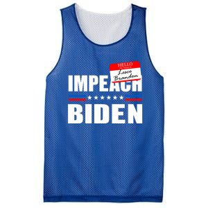 LetS Go Brandon Anti Joe Biden Chant Usa Impeach Joe Biden Great Gift Mesh Reversible Basketball Jersey Tank